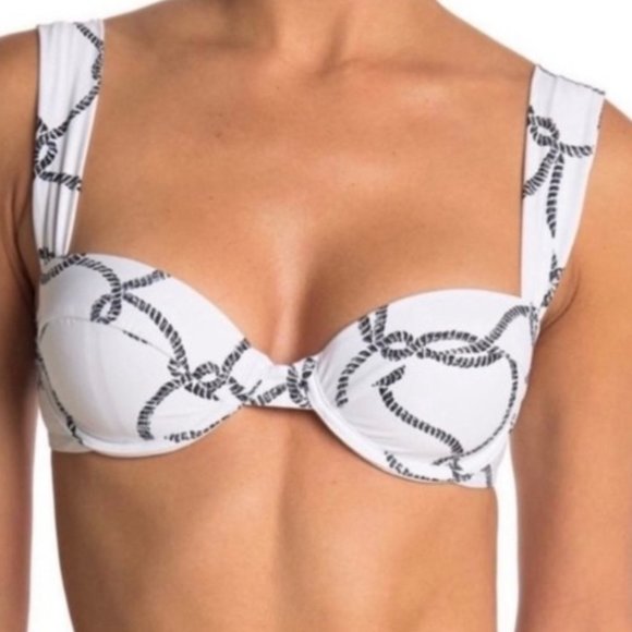 WeWoreWhat Claudia Underwire Rope Bikini Top Sz XS - Picture 1 of 13